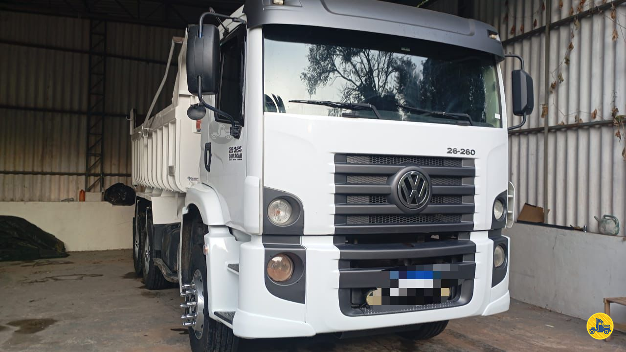CAMINHAO VOLKSWAGEN VW 26260 Caçamba Basculante Truck 6x4 Mugen Caminhões GUARULHOS SÃO PAULO SP